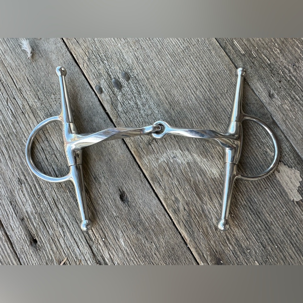 Horse Tack - 5 1/2” Carlyle Slow Twist Full Cheek Snaffle Bit